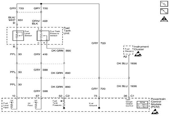 DTC P0462 Fuel Level Sensor Circuit Low Voltage 94 chevrolet kodiak wiring diagram 